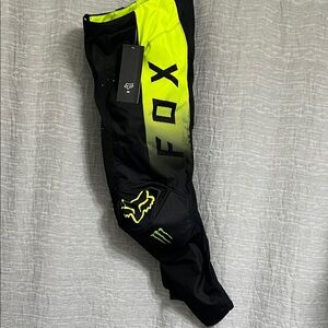 Fox Neon Yellow and Black MX Racing Pants
